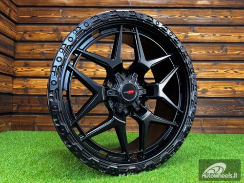 Ratlankis Vortek Off-Road VRT-603 R20X9J 5X150 ET15 110.1 Matt Black