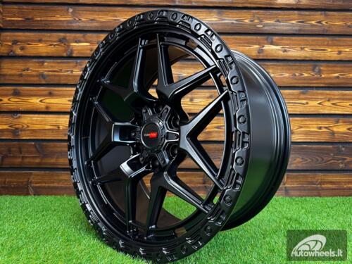 Ratlankis Vortek Off-Road VRT-603 R20X9J 5X150 ET15 110.1 Matt Black