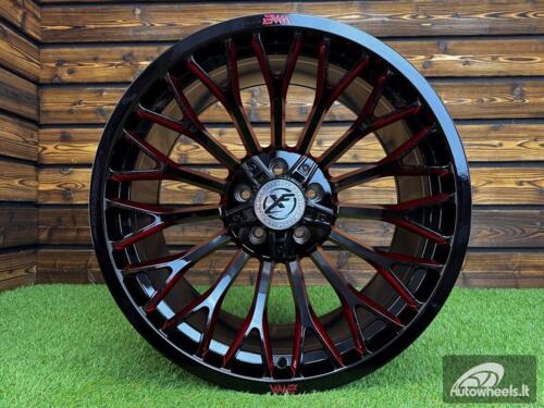 Ratlankis XF Off-Road XF-237 R20X10J 5X127 ET-25 71.6 Bright Black with Red Milling