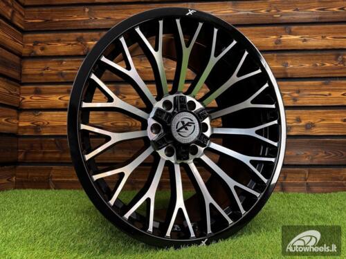 Ratlankis XF Off-Road XF-237 R20X10J 6X139.7 ET-25 106.1 Gloss Black with Diamond Cut