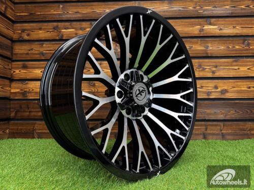 Ratlankis XF Off-Road XF-237 R20X10J 6X139.7 ET-25 106.1 Gloss Black with Diamond Cut