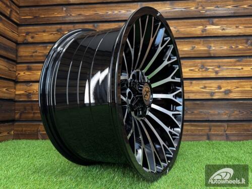 Ratlankis XF Off-Road XF-237 R20X10J 6X139.7 ET-25 106.1 Gloss Black with Diamond Cut