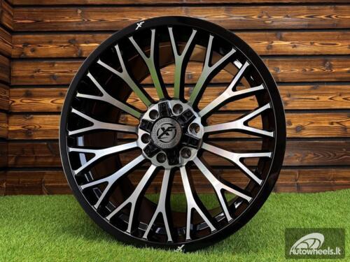 Ratlankis XF Off-Road XF-237 R20X10J 6X139.7 ET-25 106.1 Gloss Black with Diamond Cut