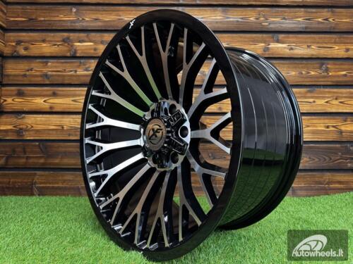Ratlankis XF Off-Road XF-237 R20X10J 6X139.7 ET-25 106.1 Gloss Black with Diamond Cut