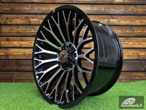 Ratlankis XF Off-Road XF-237 R20X10J 6X139.7 ET-25 106.1 Gloss Black with Diamond Cut
