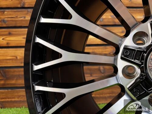 Ratlankis XF Off-Road XF-237 R20X10J 6X139.7 ET-25 106.1 Gloss Black with Diamond Cut