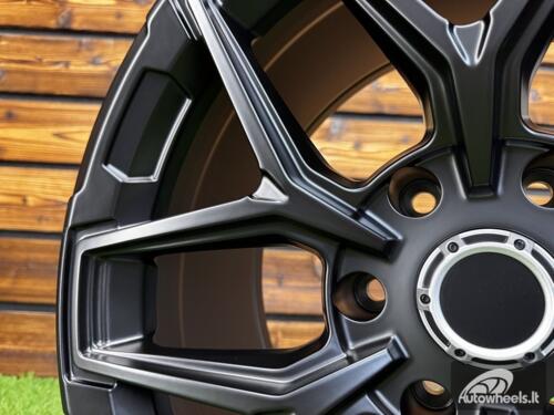 Ratlankis Fuel Off-Road Flux R18X9J 6X139.7 ET0 110.1 Matt Black