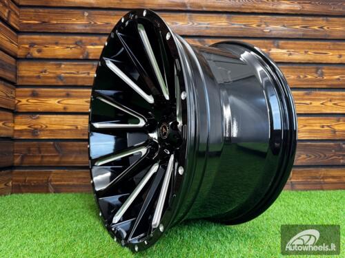 Ratlankis Offroad XR-110 R22X12J 5X114.3 ET-44 67.1 Gloss Black with Milling