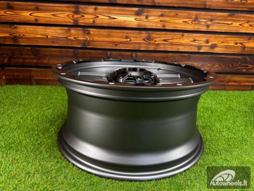 Ratlankis Black Rhino Offroad Kelso R20X9J 5X150 ET18 110.1 Matt Gunmetal with Matt Black Lip