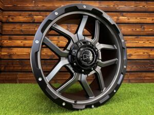 Ratlankis Black Rhino Offroad Kelso R20X9J 5X150 ET18 110.1 Matt Gunmetal with Matt Black Lip