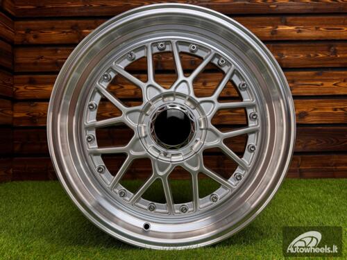 Ratlankis BBS RS Style R18X9J 5X114.3 ET25 73.1 Silver with Diamond Cut Lip