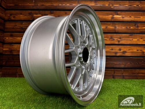 Ratlankis BBS RS Style R18X9J 5X114.3 ET25 73.1 Silver with Diamond Cut Lip