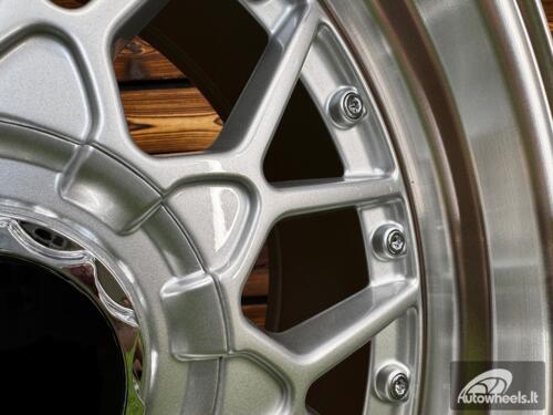 Ratlankis BBS RS Style R18X9J 5X114.3 ET25 73.1 Silver with Diamond Cut Lip