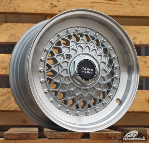 Ratlankis R13x6  8X100/114.3  ET  25  67.1  L1143  Silver+Polished Lip (SP)  For RACIN  (R)  (BBS Style)