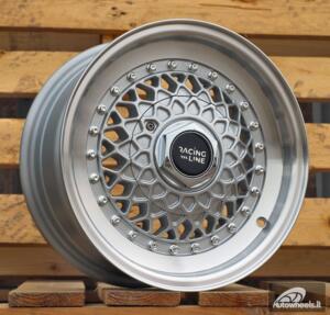 Ratlankis R13x6  8X100/114.3  ET  25  67.1  L1143  Silver+Polished Lip (SP)  For RACIN  (R)  (BBS Style)