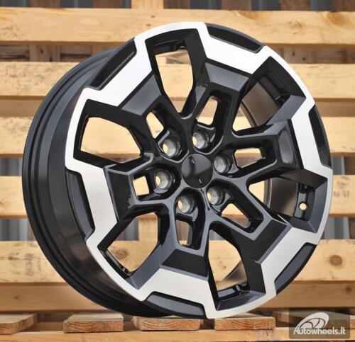 Ratlankis R18x7.5  6X114.3  ET  30  66.1  L2279  Black Polished (MB)  For 4X4  (K3)