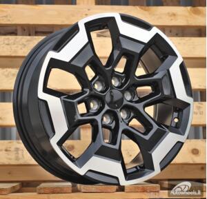 Ratlankis R18x7.5  6X114.3  ET  30  66.1  L2279  Black Polished (MB)  For 4X4  (K3)