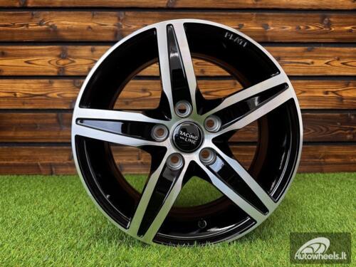 Ratlankis R14x6  5X100  ET  35  57.1  L299  Black Polished (MB)  For RACIN  (R)
