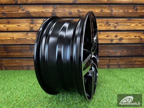 Ratlankis R14x6  5X100  ET  35  57.1  L299  Black Polished (MB)  For RACIN  (R)