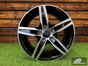Ratlankis R14x6  5X100  ET  35  57.1  L299  Black Polished (MB)  For RACIN  (R)