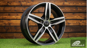 Ratlankis R14x6  5X100  ET  35  57.1  L299  Black Polished (MB)  For RACIN  (R)