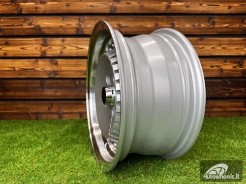 Ratlankis R13x6  4X100  ET  20  67.1  L475  Silver+Polished Lip (SP)  For RACIN  (R)  (RONAL Style)