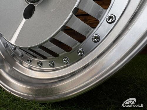 Ratlankis R13x6  4X100  ET  20  67.1  L475  Silver+Polished Lip (SP)  For RACIN  (R)  (RONAL Style)