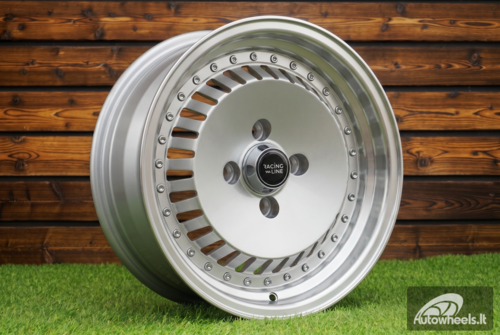 Ratlankis R14x6.5  4X100  ET  20  67.1  L475  Silver+Polished Lip (SP)  For RACIN  (R)  (RONAL Style)