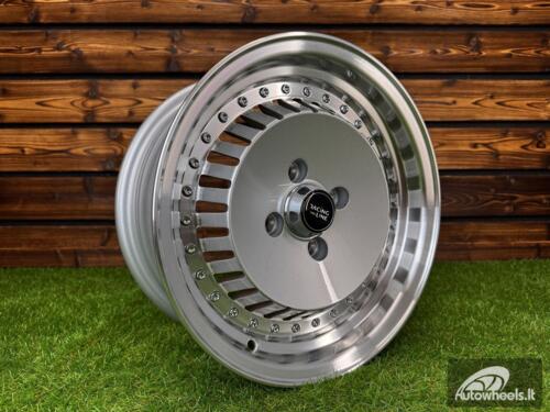Ratlankis R14x6.5  4X100  ET  20  67.1  L475  Silver+Polished Lip (SP)  For RACIN  (R)  (RONAL Style)