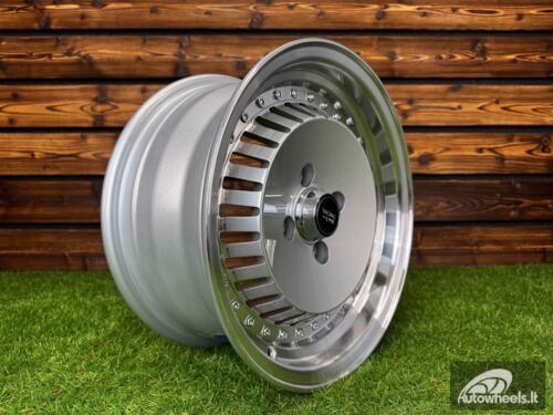 Ratlankis R14x6.5  4X100  ET  20  67.1  L475  Silver+Polished Lip (SP)  For RACIN  (R)  (RONAL Style)