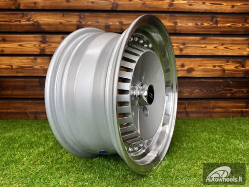 Ratlankis R14x6.5  4X100  ET  20  67.1  L475  Silver+Polished Lip (SP)  For RACIN  (R)  (RONAL Style)