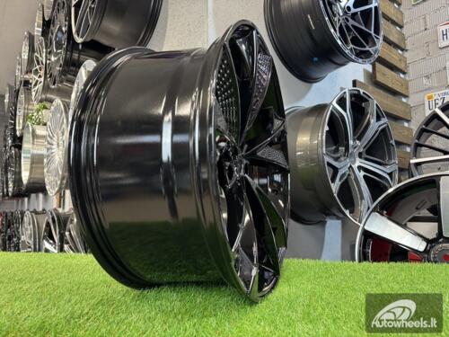 Ratlankis R19x8.5  5X112  ET  35  66.5  B1566  (FBX008)  Black (BL)  For AUD  (Z3)  (HYBRID FORGED)