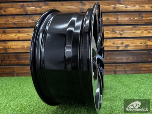 Ratlankis R18x7.5  5X114.3  ET  40  60.1  B5757  Black Polished (MB)  For LEX  (Z4)