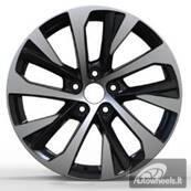 Ratlankis R18x7.5  5X114.3  ET  40  60.1  B5757  Black Polished (MB)  For LEX  (Z4)