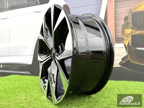 Ratlankis R20x8  5X112  ET  41  57.1  I5627  Black Polished (MB)  For SKODA  (Z3)  (Karoq New Model)