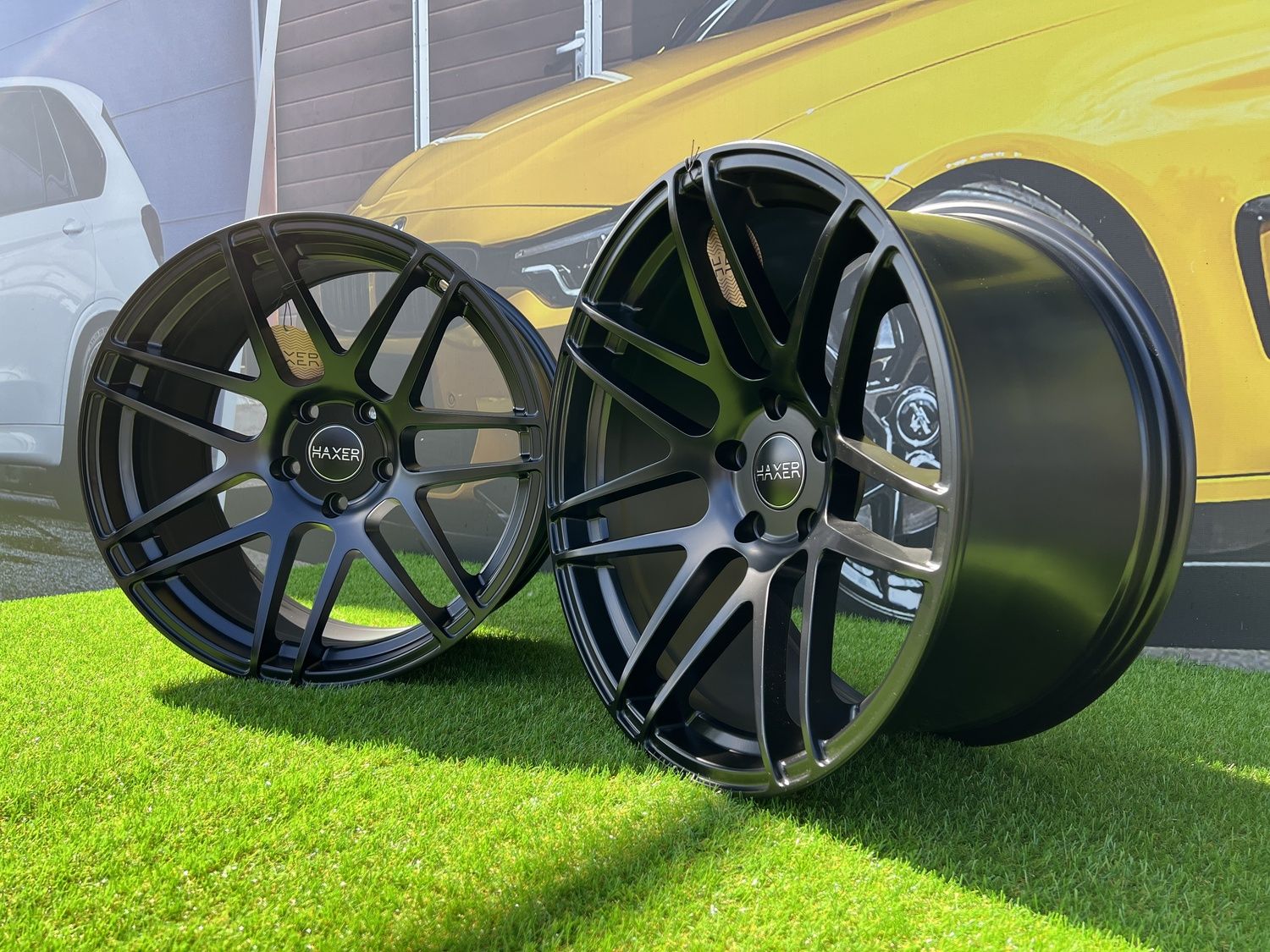 R19x10  5X120  ET  15  74.1  HX020  (SSA04)  Black Half Matt (BLHM)  For HAXER  (Z4)  (Rear+Front)