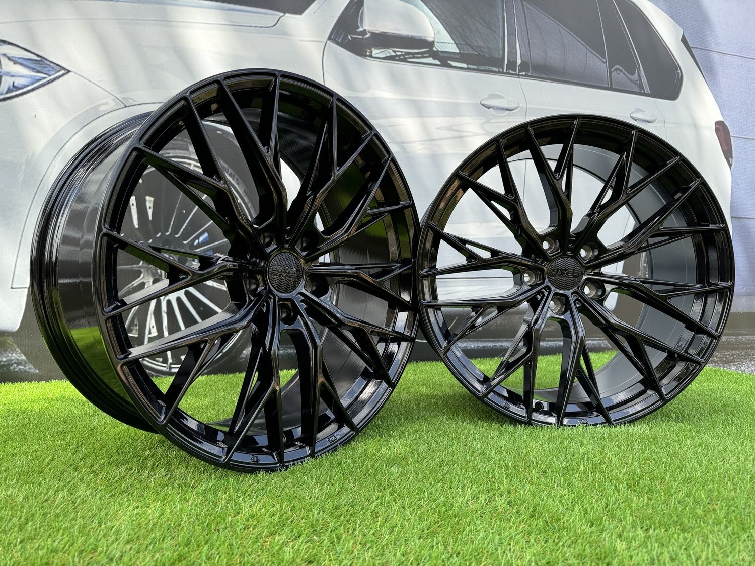 R20x9.5  5X112  ET  38  66.6  HX042  (IN0387)  Black (BL)  For HAXER  (A+Z5)  (Rear+Front)